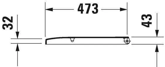 Кришка для унітазу Duravit 0064610000