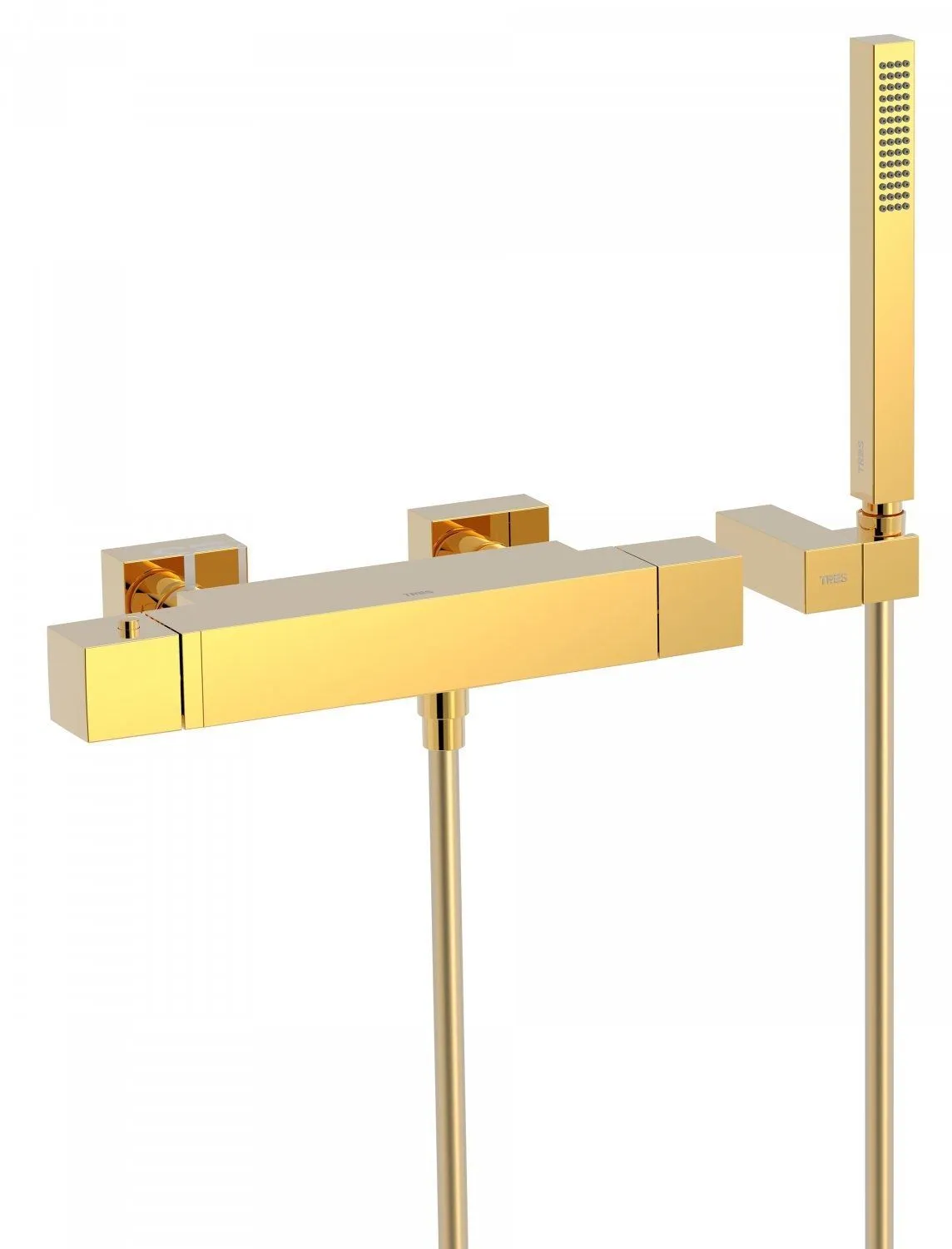 Набор: Термостат для ванної з душовим набором  Cuadro Tres 007174039OR