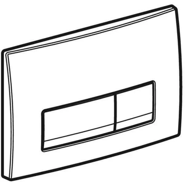 Клавіші змиву води Geberit Delta 51 115.105.DW.1