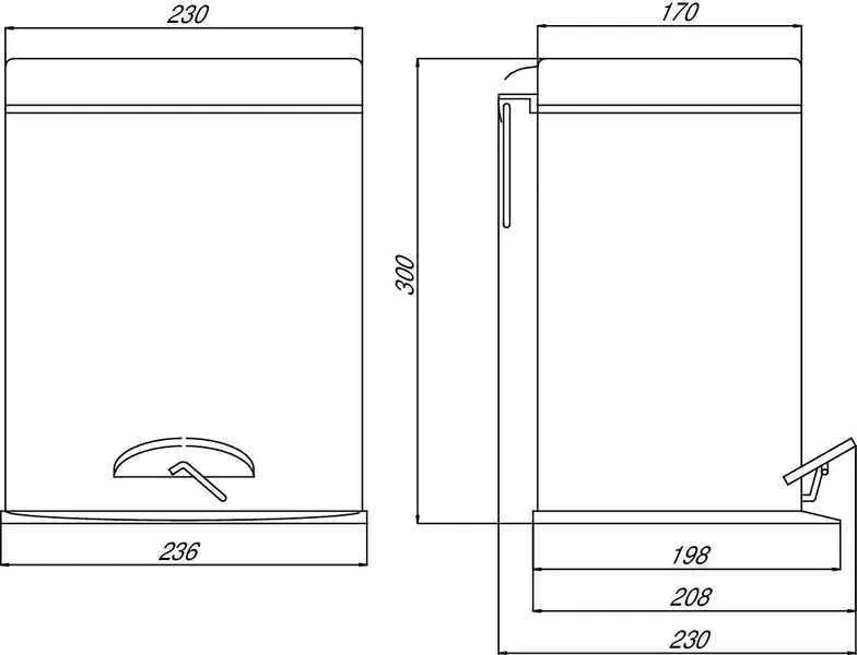 Відро для сміття Emco System 2 3553 000 04