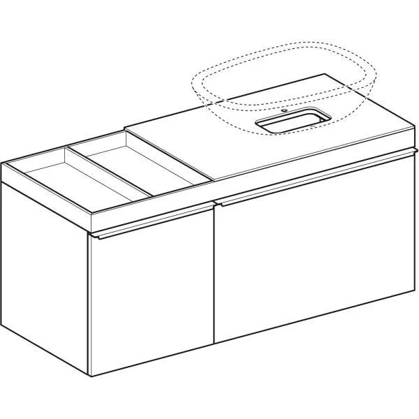 Тумба для умывальника Geberit CITTERIO 500.565.JJ.1