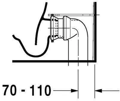 Унітаз підлоговий Duravit D-Code (комбінований) 21420900002