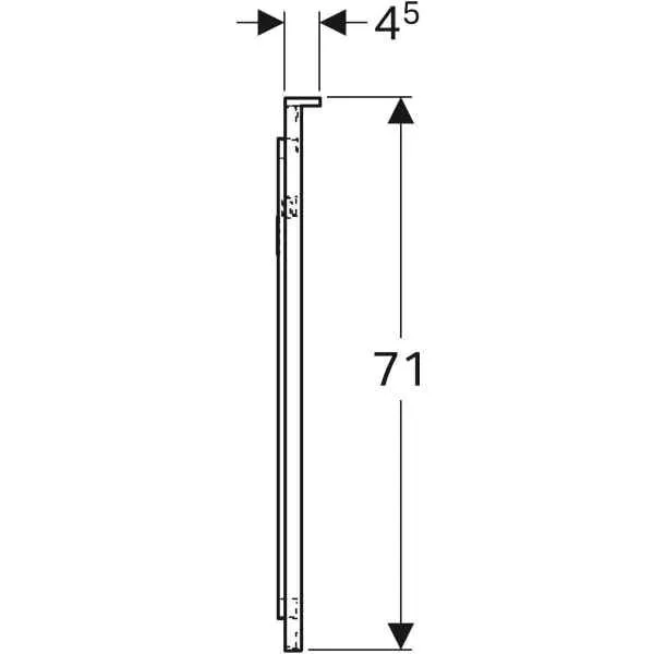 Зеркало с подсветкой Geberit Xeno² 500.522.00.1