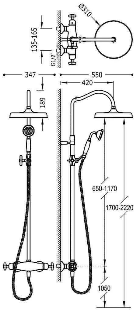 Душова система Tres Clasic 24219502AC