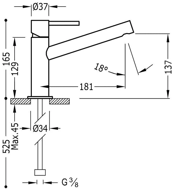 Смесители для раковины Tres Max 6220301
