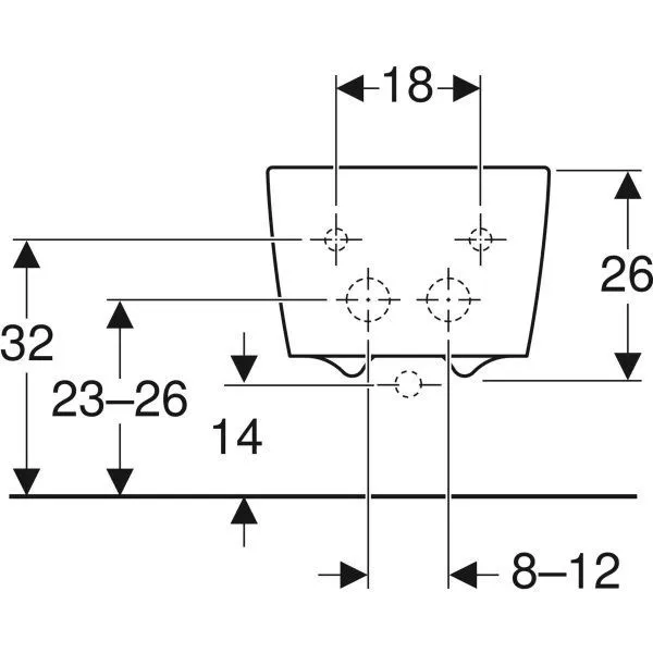 Біде підвісне Geberit iCon