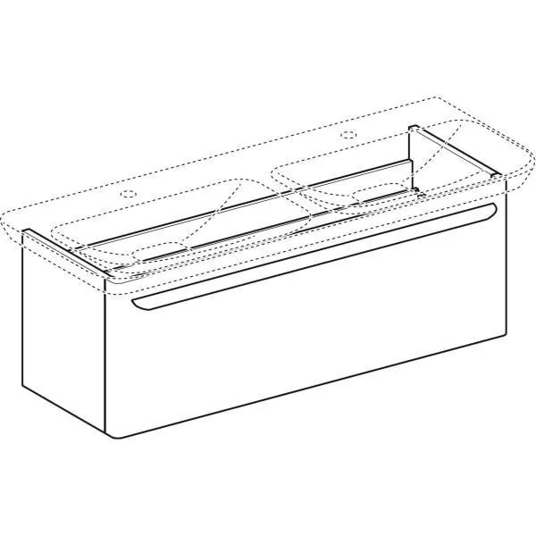 Шкафчик под умывальник Geberit myDay 824131000