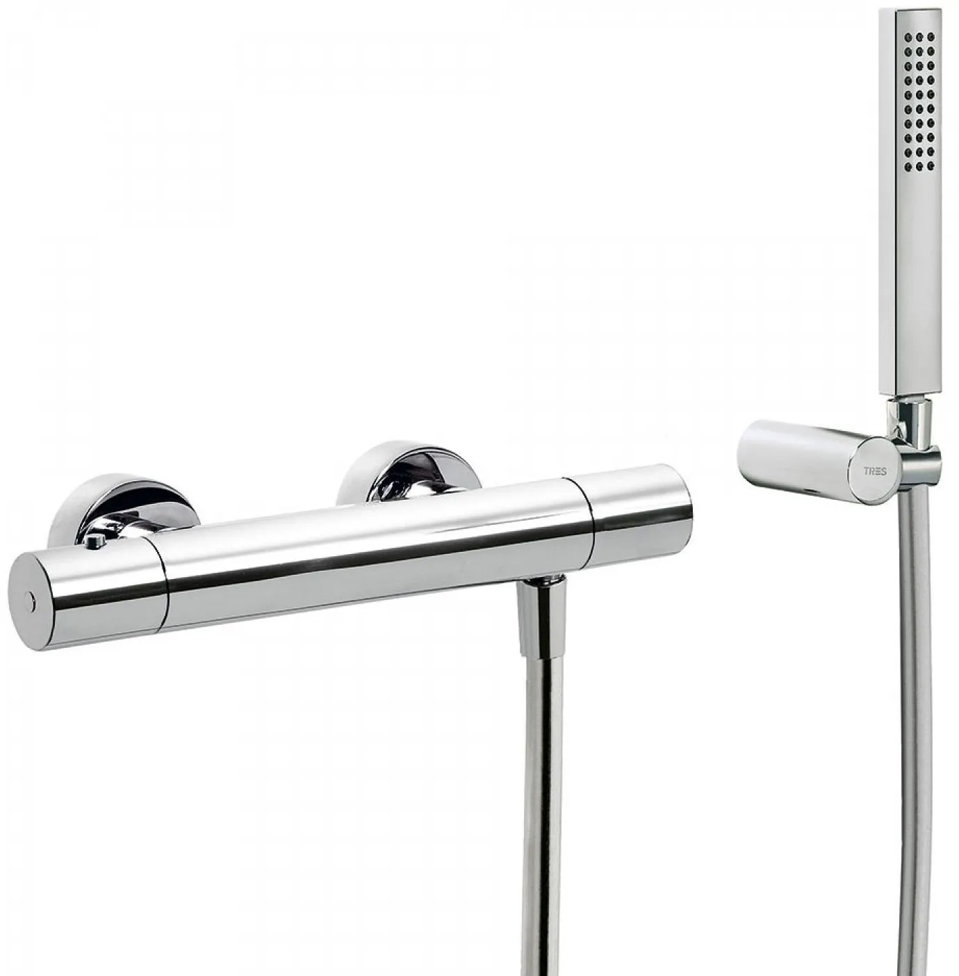 Набор: Смеситель-термостат и душевой набор Tres Class
