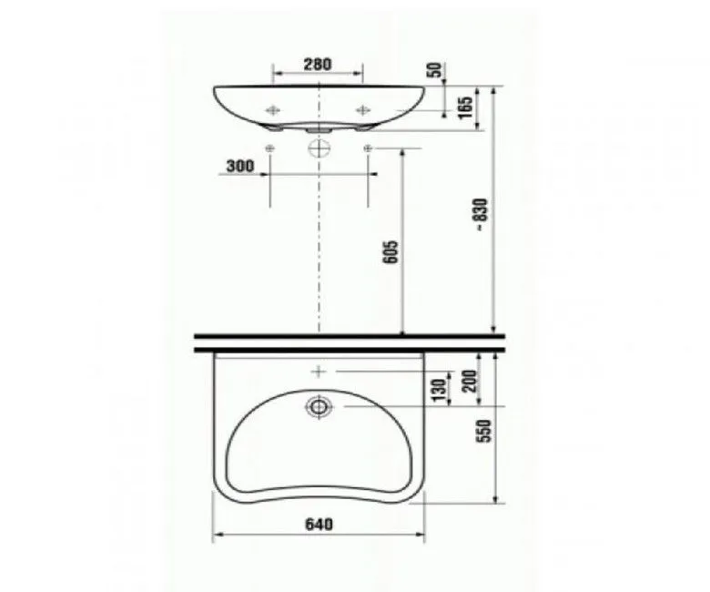 Раковина подвесная JIKA MIO H8137140001041