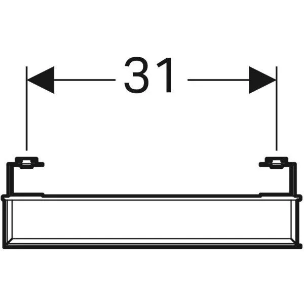 Зеркало с подсветкой Geberit iCon 840537000