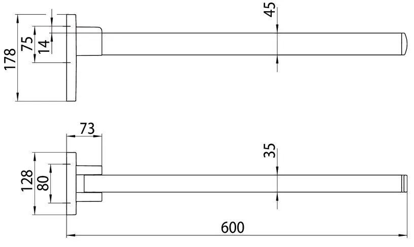 Полотенцедержатель Emco Loft 0585 001 60