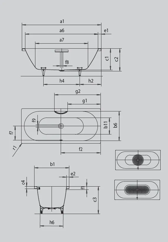 Ванна Centro Duo 2832 0001 0661