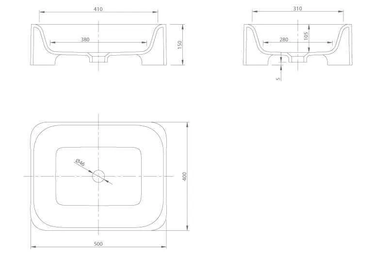 Раковина на стільницю Knief Feel 0600-032-01
