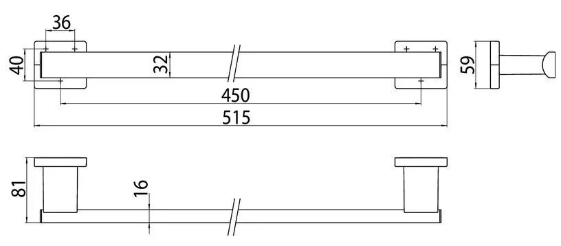 Полотенцедержатель Emco Loft 0570 001 01
