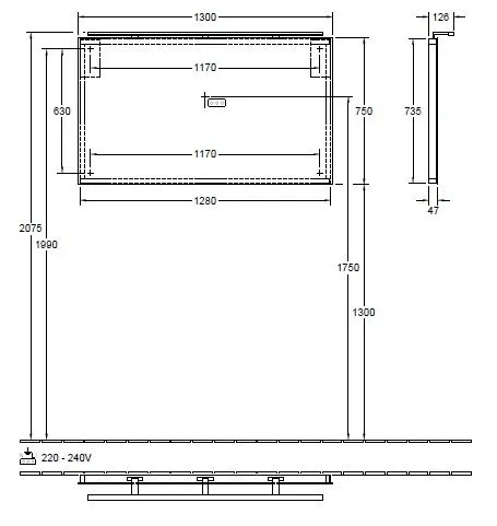 Зеркало More to see Villeroy & Boch A4041300