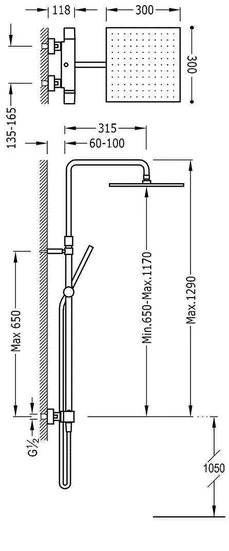 Душевая система Tres 719501
