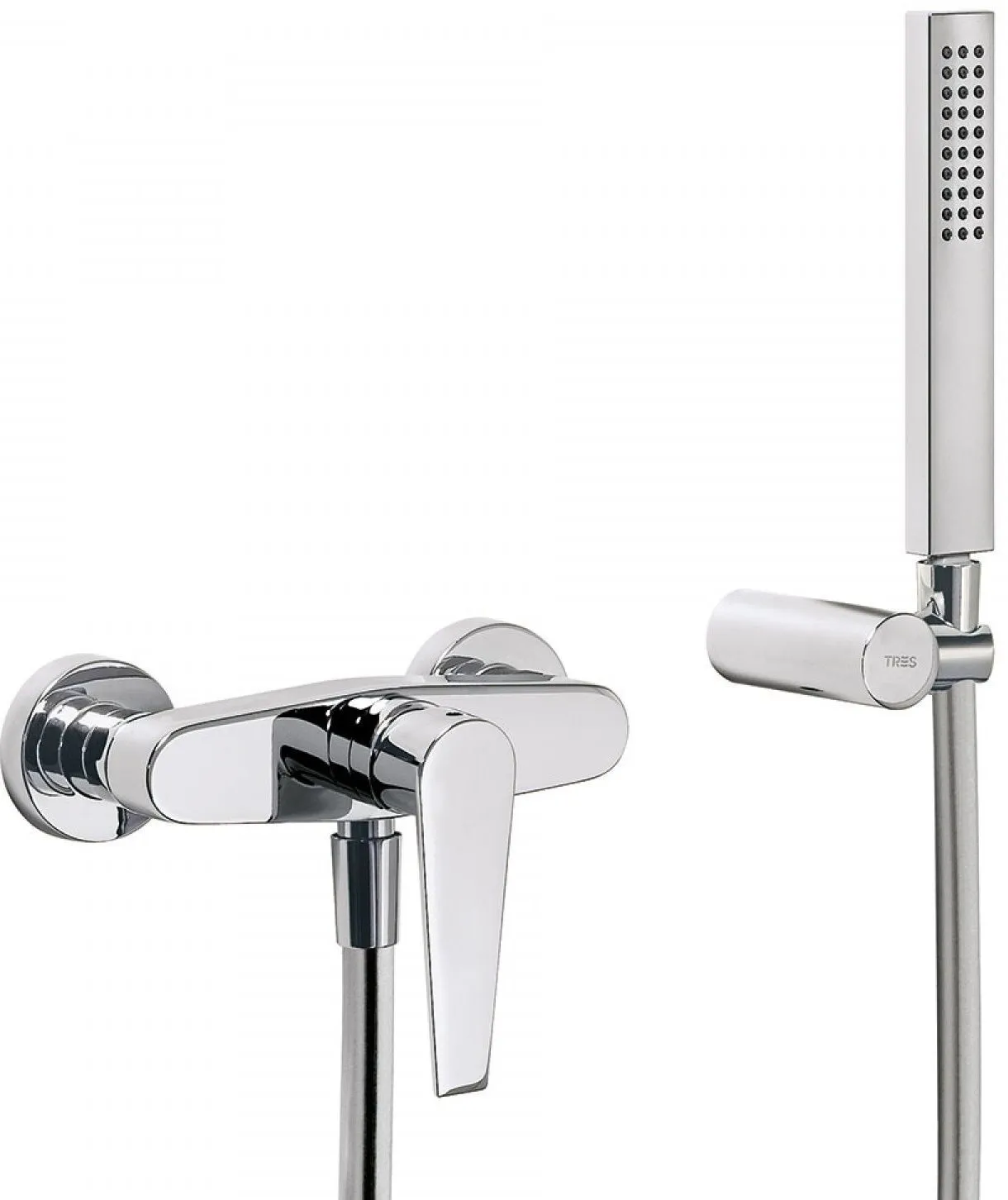 Набор: Смеситель для душа и душевой набор Tres Class