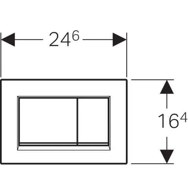 Клавіші змиву води Geberit Sigma 30 115.883.KN.1
