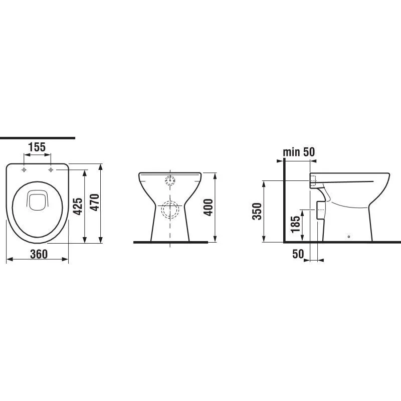 Унитаз JIKA LYRA PLUS H8213860000001