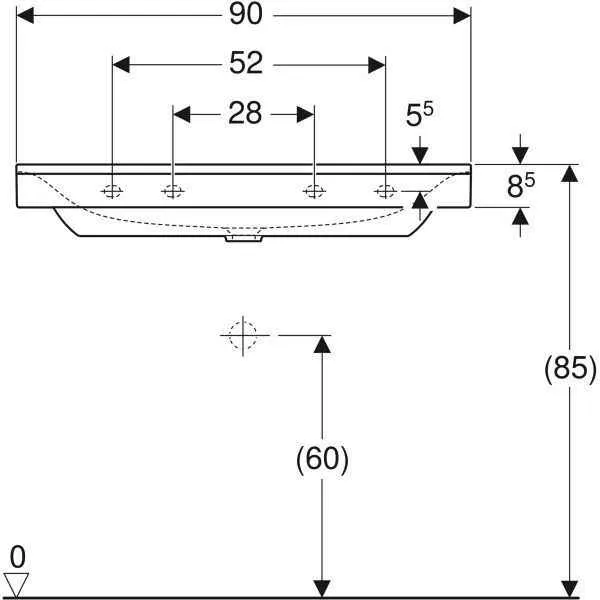 Дзеркальний шафачик Geberit CITTERIO 500.532.01.1