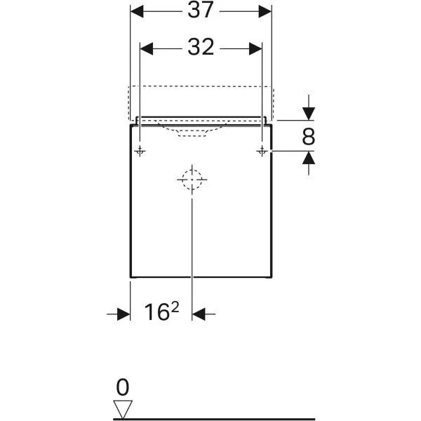 Тумба под умывальник Geberit  iCon 840037000