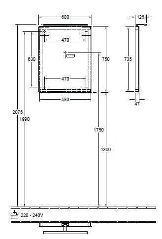 Дзеркало More to see Villeroy & Boch A4046000