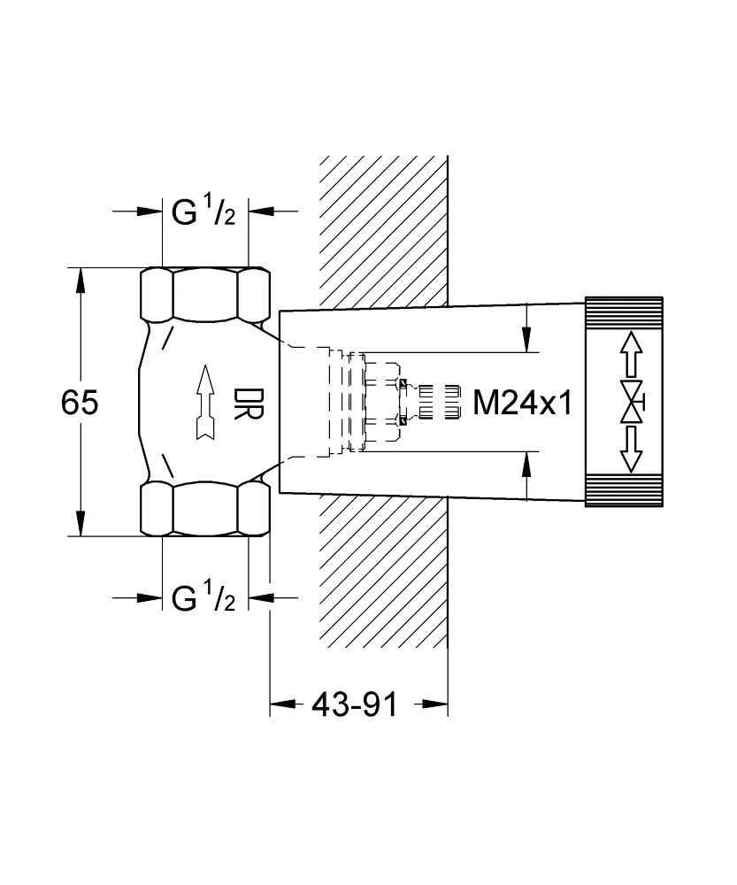 Прихована вентильні головки Grohe Allure 29032000