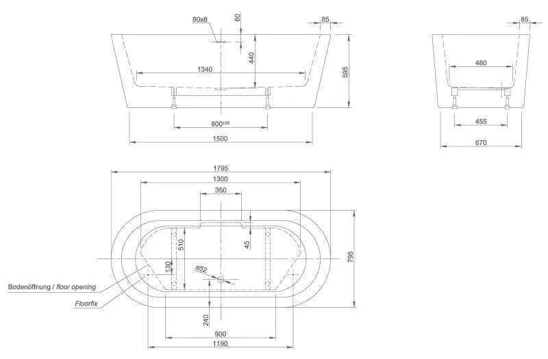 Окремостояча ванна Knief Hot 0100-272