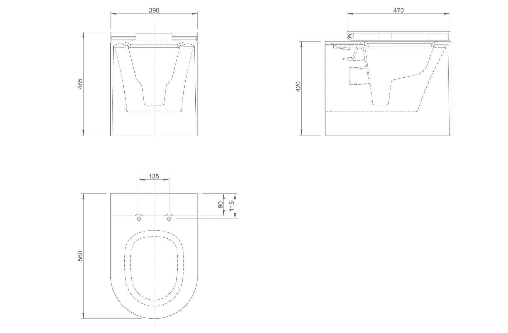 Унітаз підлоговий Knief Glow