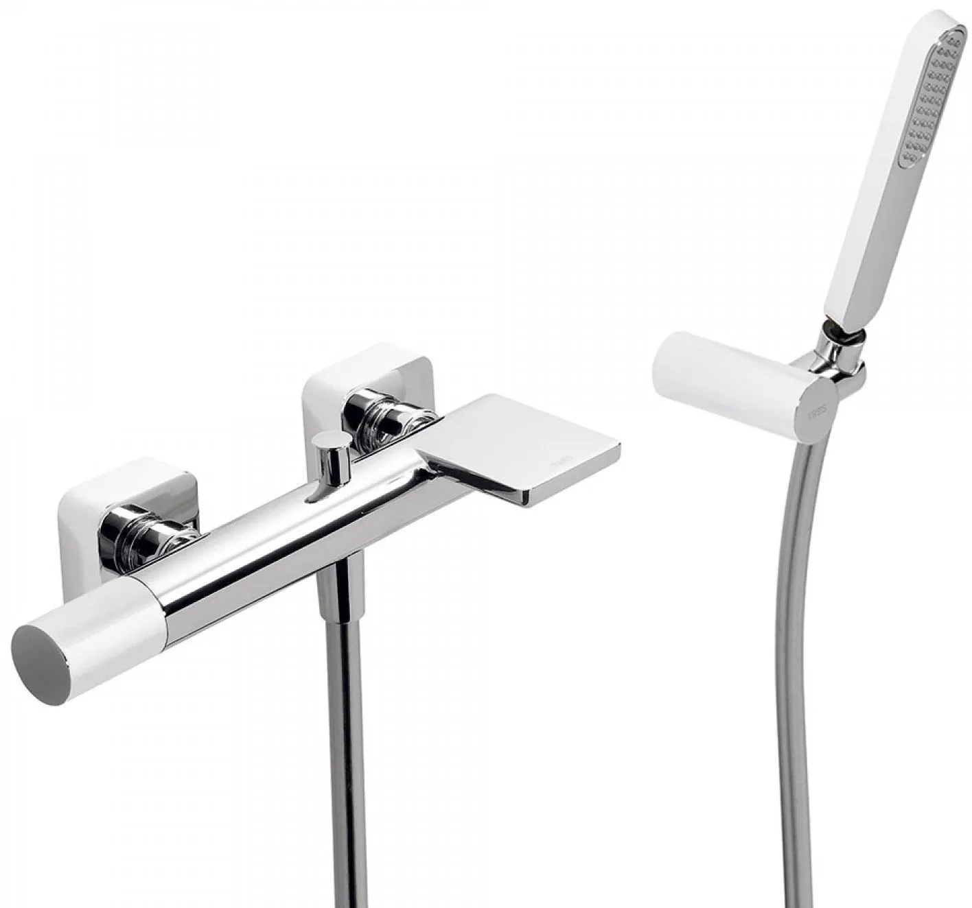 Набор: Смесители для ванны и душевым набором  Loft Tres 20017001BL