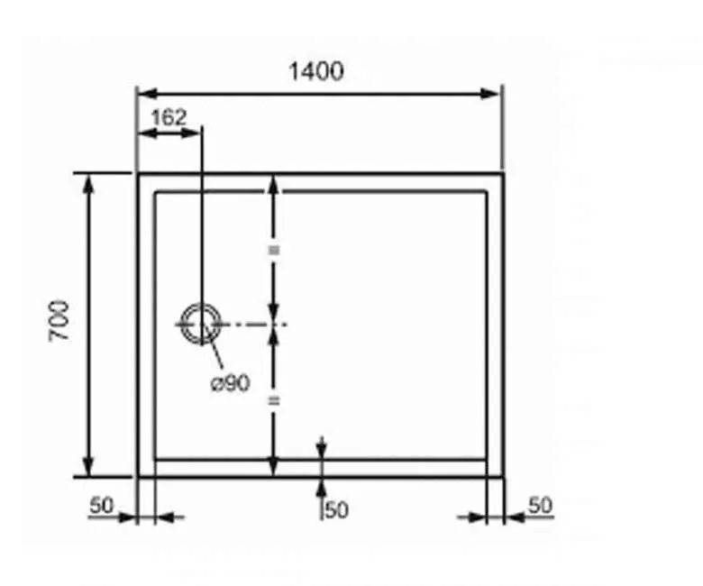 Піддон Huppe Purano 140*70 202167.055