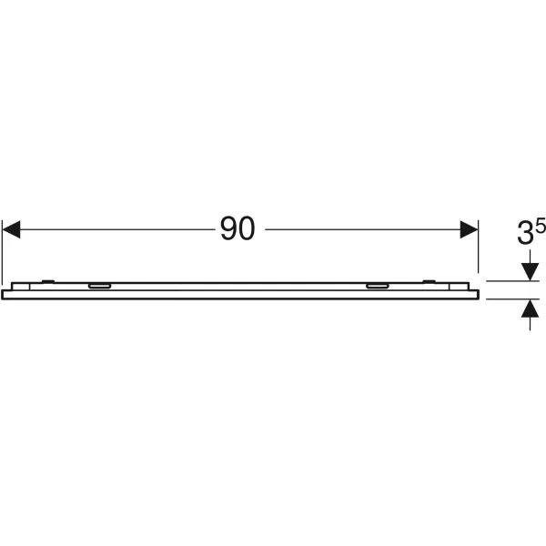 Зеркало с подсветкой Geberit Option Basic 501.073.00.1