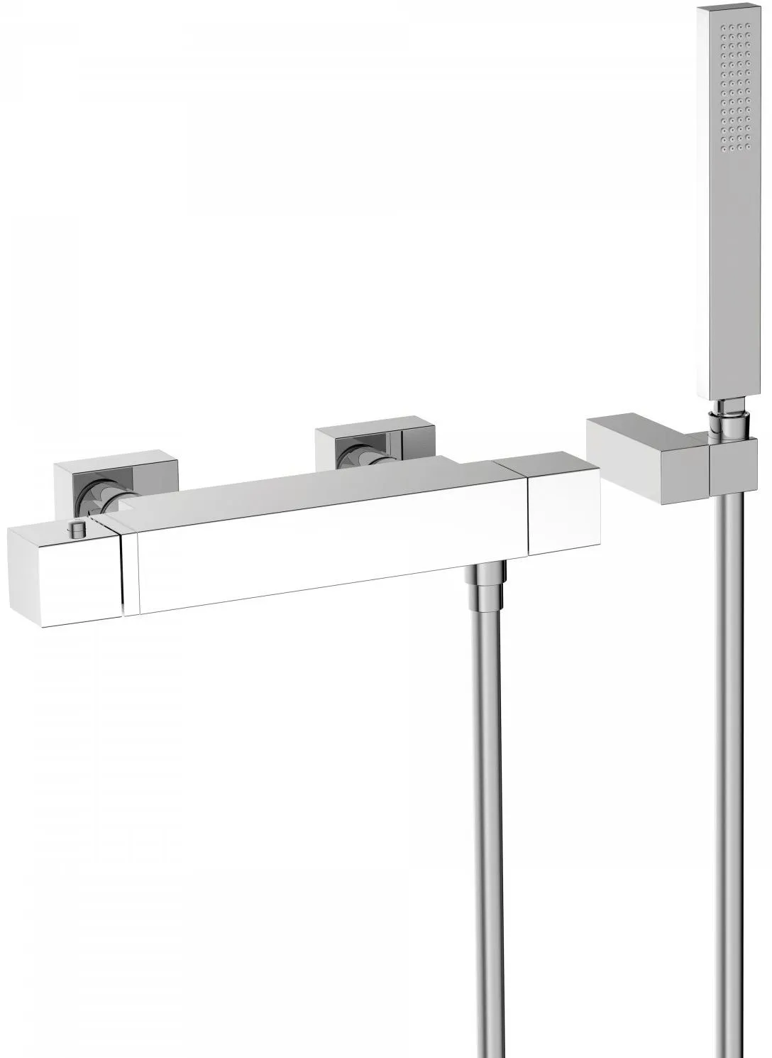 Набор: смеситель для душа с душевым набором Tres Slim 20216409BL