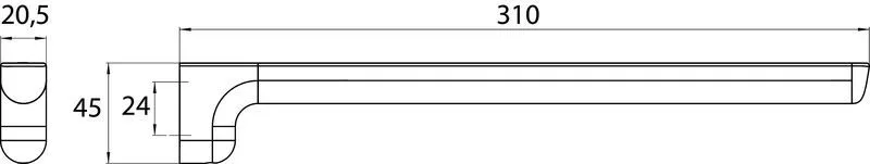 Полотенцедержатель Emco Trend