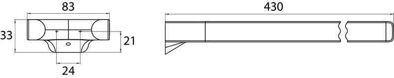 Держатель для полотенец Emco Trend 0250 001 46