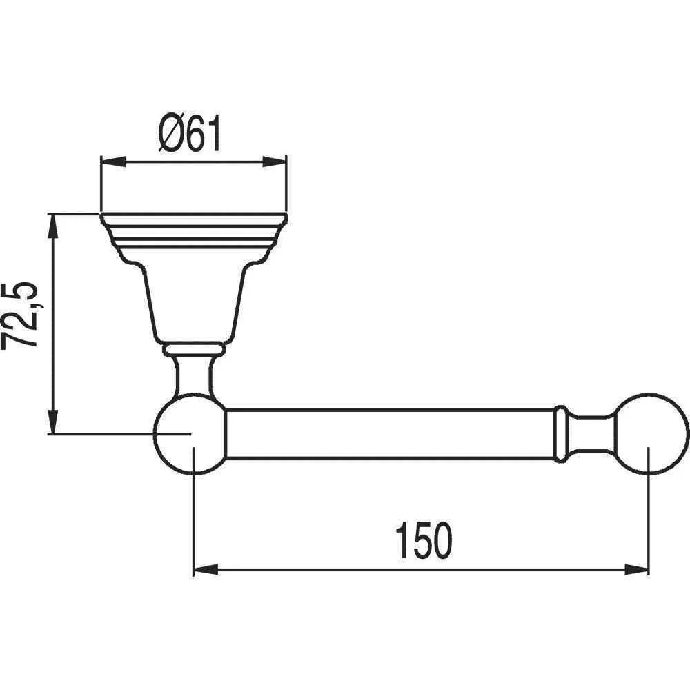 Паперотримач Tres Clasic 12463606