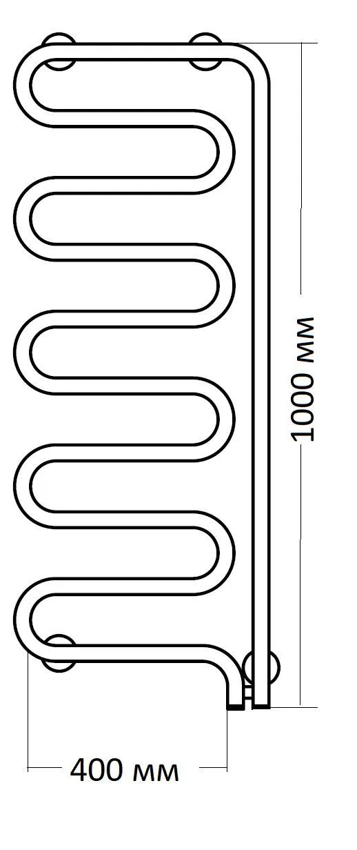 Полотенцесушитель Instal Projekt Spina SPIE-60/100W