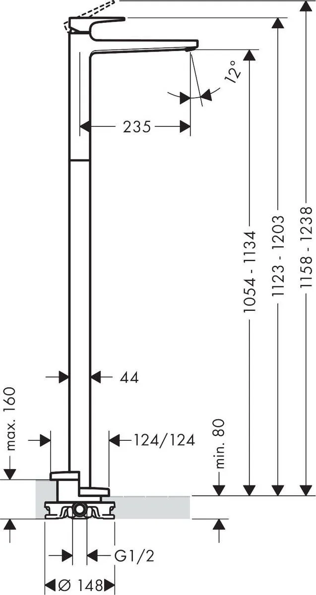 Змішувач для умивальника Hansgrohe Metropol 74530000