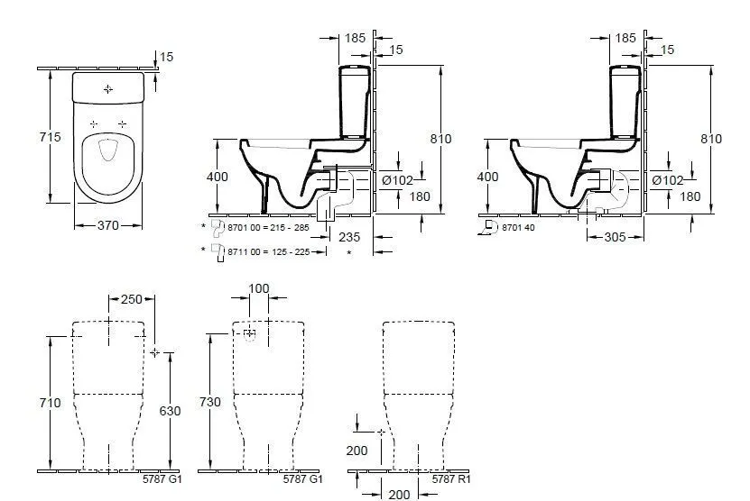 Унитаз напольный Villeroy and Boch Architectura 56861001
