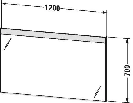 Зеркало с подсветкой Duravit LM783800000