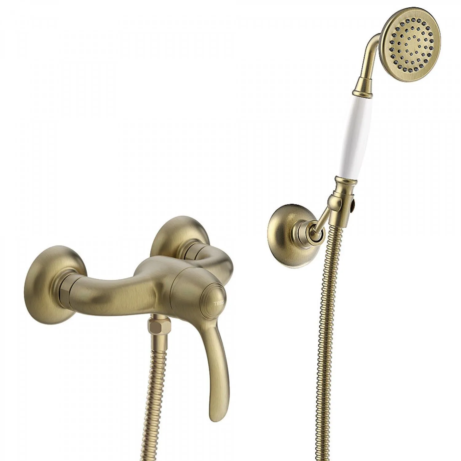 Набор: Смеситель для душа с душевым набором  Clasic Tres 24216701LM