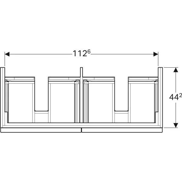 Ящик под умывальник Geberit  iCon 841222000