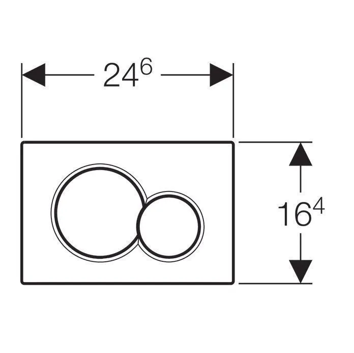 Клавиши смыва воды Geberit Sigma 01 115.770.DT.5