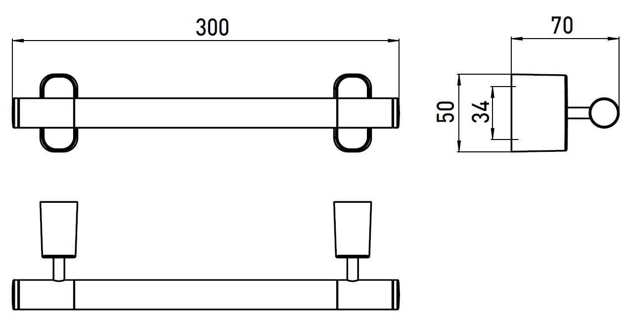 Рушникотримач Emco Logo 2 3070 001 30