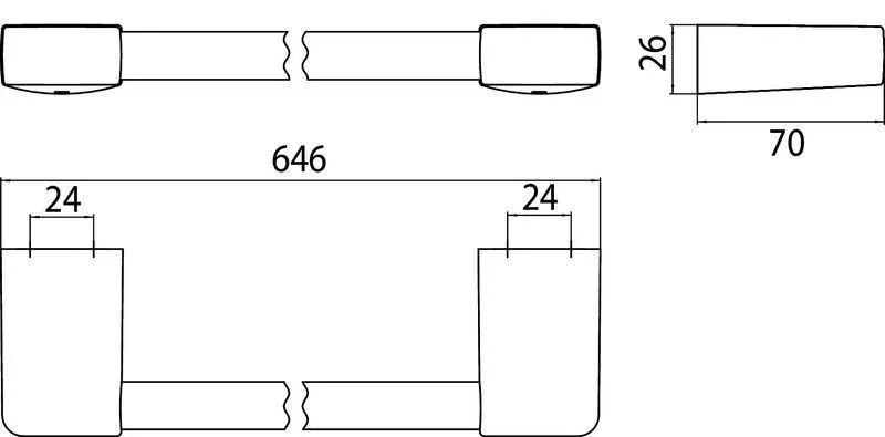 Полотенцедержатели Emco Trend 0260 001 60