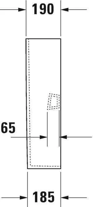 Пьедестал Duravit 0858290000