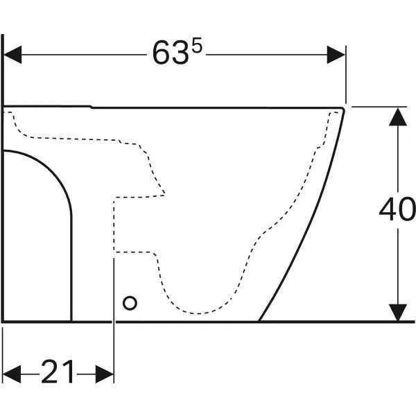 Унітаз підлоговий Geberit iCon 200930000