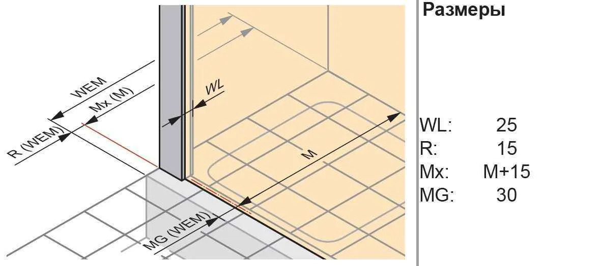 Бокова стінка Huppe Classics 2 C23605.069.321