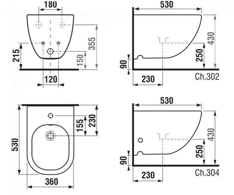 Біде підвісне Jika Deep
