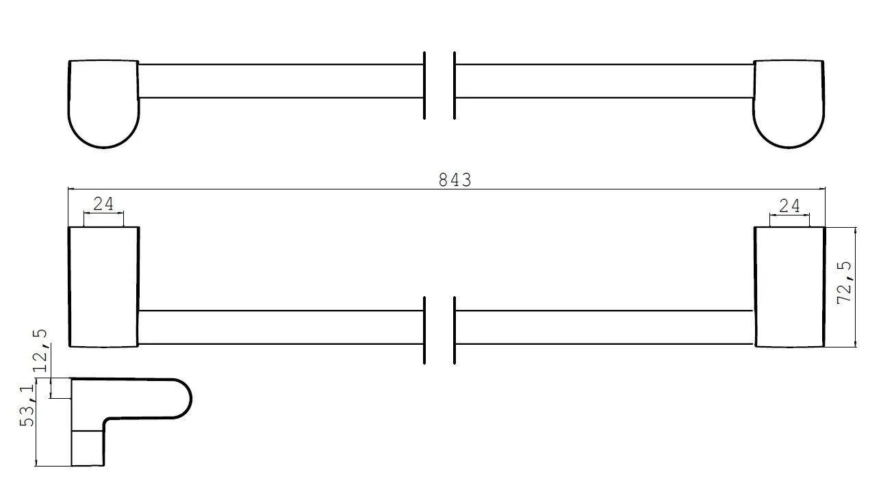 Полотенцедержатель Emco Mundo 3360 001 80